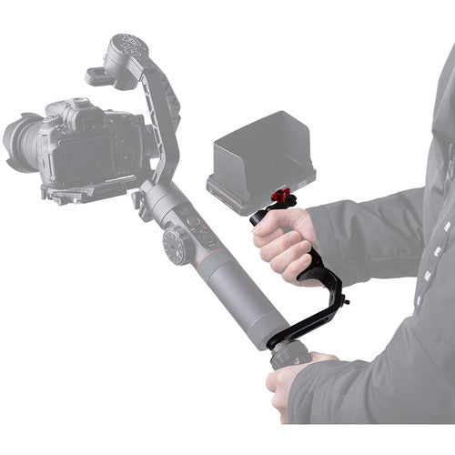 DigitalFoto M0667II Universal L-Bracket with Cold Shoe Mount for Single-Handle Gimbal