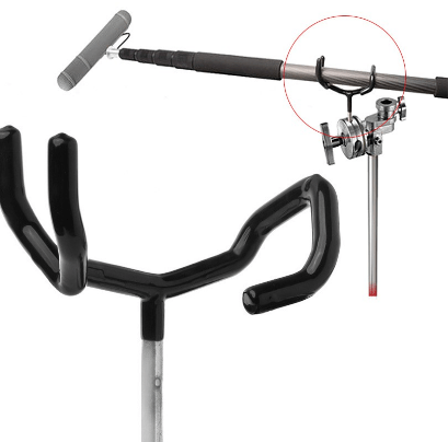 Easy Hood Metal Audio Boom Pole Support Holder Stand For Microphone C-Stands