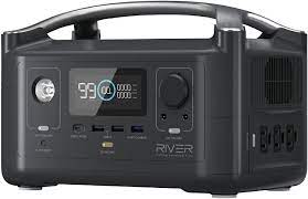 EcoFlow RIVER 600 Portable Power Station with FREE Protective Bag + ECOFLOW RIVER Extra Battery.