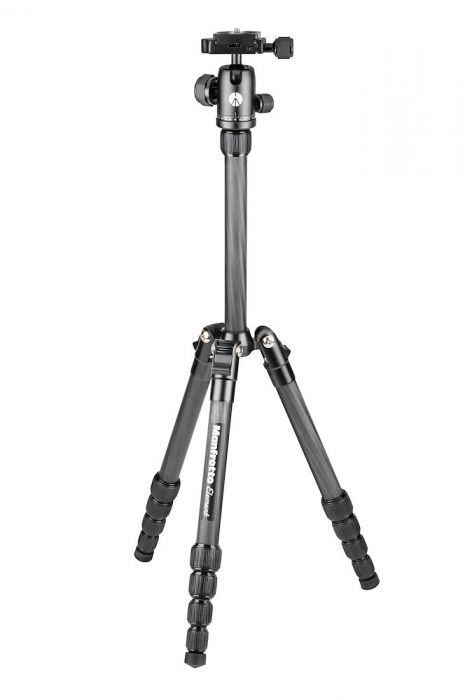 MANFROTTO MKELES5CF-BH ELEMENT TRAVELLER TRIPOD SMALL WITH BALL HEAD, CARBON FIBER