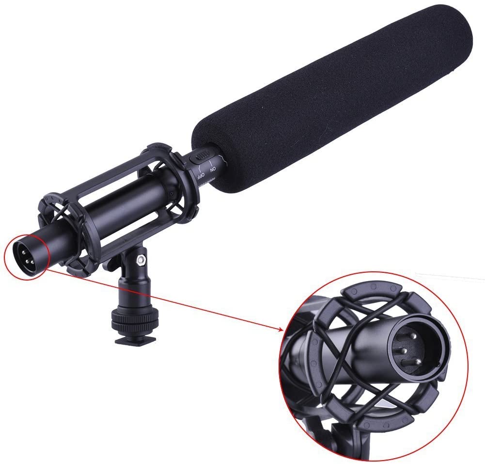 Boya BY-PVM-1000L Professional Condenser Shotgun Microphone for Camera