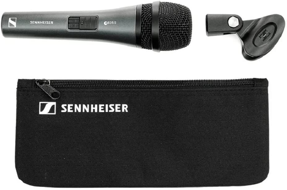 Sennheiser Professional E 835-S Dynamic Cardioid Vocal Microphone with On/Off Switch