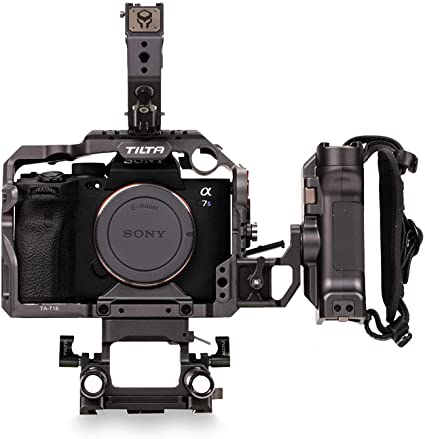 Tiltaing Camera Cage Kit E Compatible with Sony a7S III Camera | a7S III Pro Kit with Handles, NATO Rail | TA-T18-E-G (Tilta Gray)