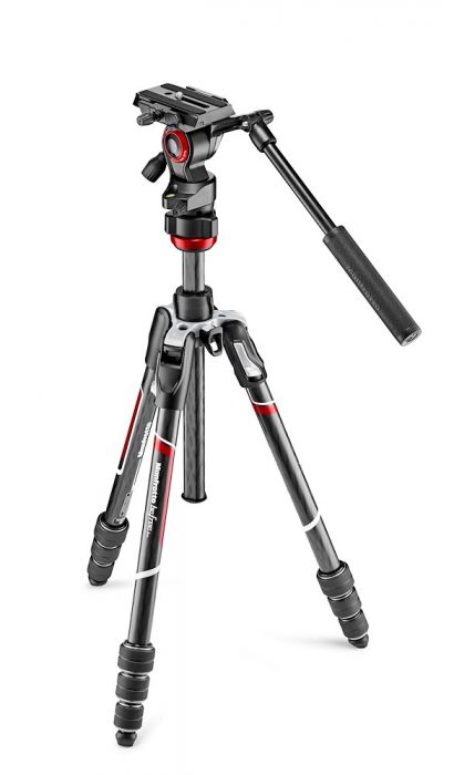 MANFROTTO MVKBFRTC-LIVE BEFREE LIVE CARBON FIBRE TRIPOD TWIST, VIDEO HEAD