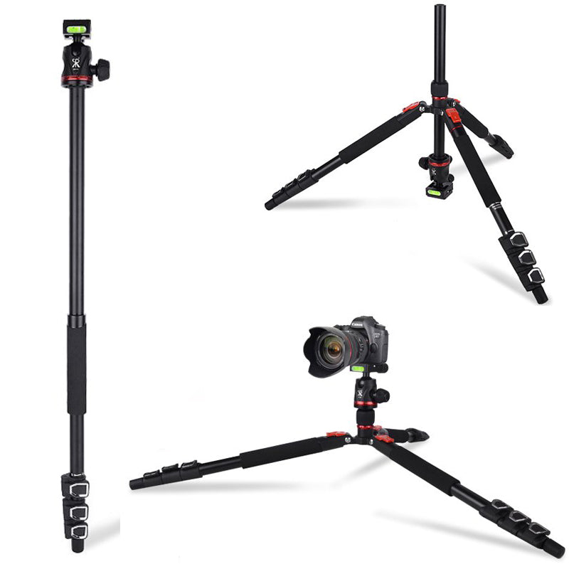 SYR-1254LB+BH36 Portable Tripod with Monopod Leg