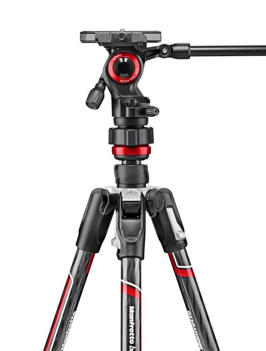 MANFROTTO MVKBFRTC-LIVE BEFREE LIVE CARBON FIBRE TRIPOD TWIST, VIDEO HEAD