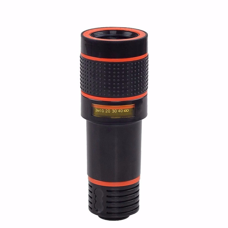 Mobile Telephoto Lens 12x Zoom Can be used as Monocular