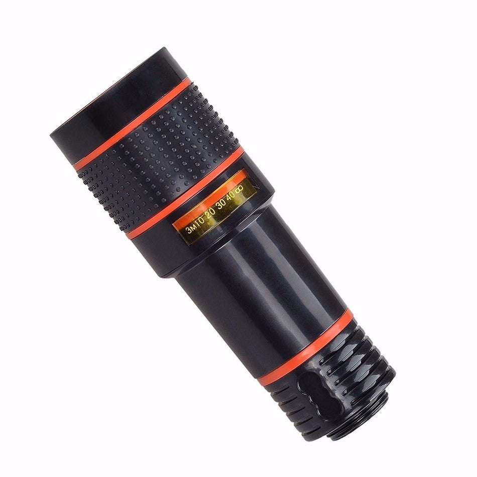 Mobile Telephoto Lens 12x Zoom Can be used as Monocular