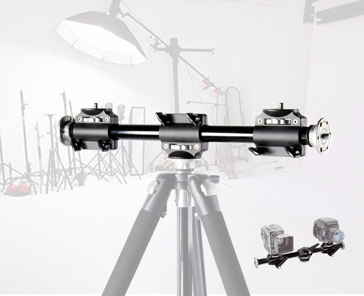 Tripod Crossbar Extension Arm with 4 Head Mount