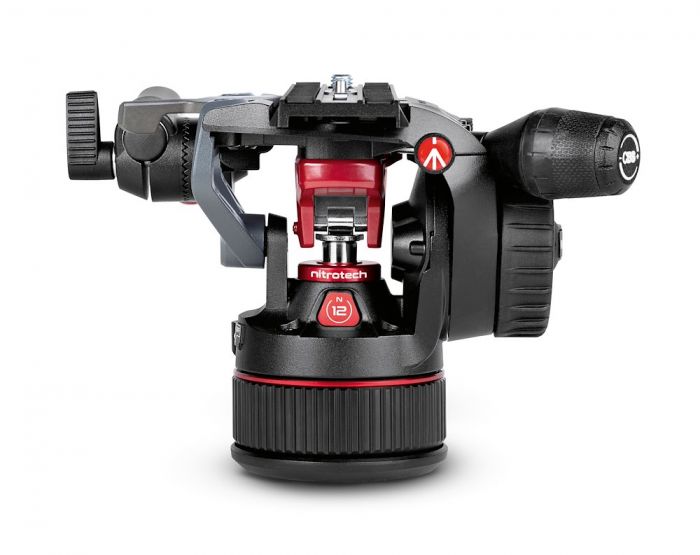 MANFROTTO MVHN12AH NITROTECH N12 FLUID VIDEO HEAD WITH CONTINUOUS CBS