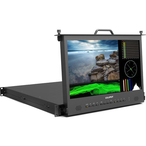 Lilliput RM-1730S 17.3" Full HD 3G-SDI/HDMI Pullout Rackmount Monitor (1 RU)