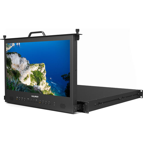 Lilliput RM-1730S 17.3" Full HD 3G-SDI/HDMI Pullout Rackmount Monitor (1 RU)