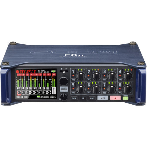 Zoom F8n 8-Input / 10-Track Multi track Field Recorder