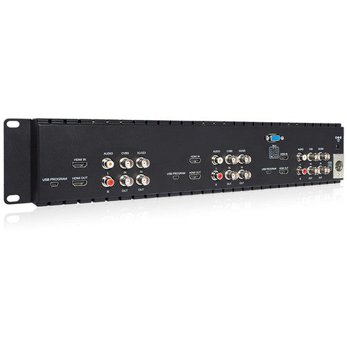 FeelWorld T51 Triple 5" 2 RU 3G-SDI/HDMI Rackmount Monitor