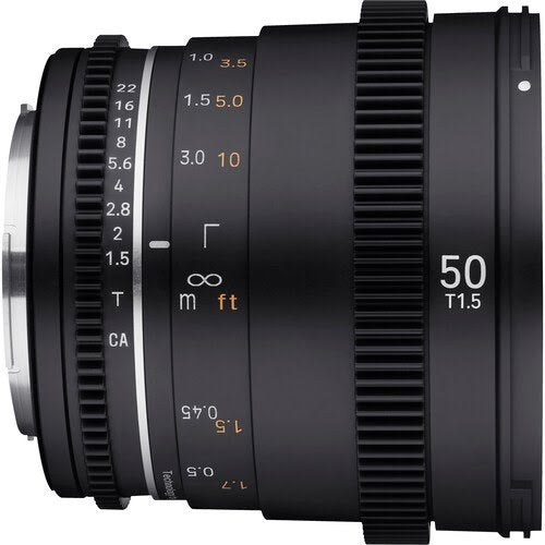 Samyang 50mm T1.5 VDSLR MK2 Cine Lens