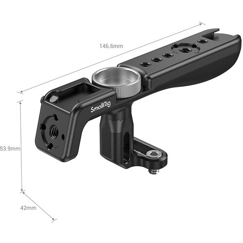 SmallRig Lightweight Top Handle with Dual 1/4"-20 Screw Mount