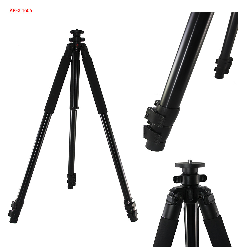 APEX 1606 Heavy Duty Aluminum Tripod 2.1m 20kg Capacity