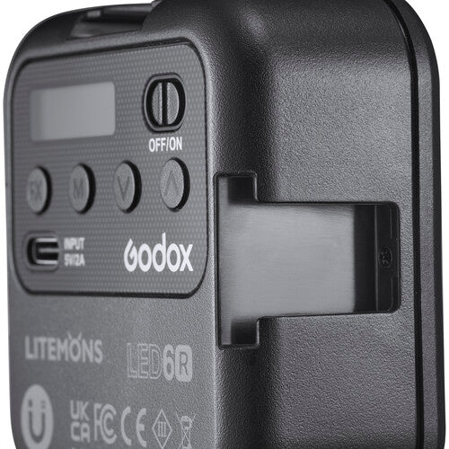 Godox LED 6R Litemons RGB Pocket-Size LED Video Light (RGB &amp; 3200 to 6500K)