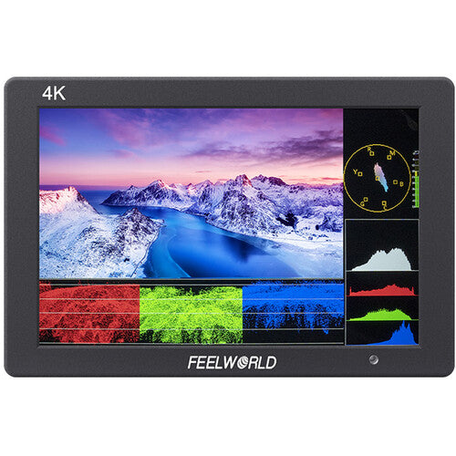 FeelWorld T7 Plus 7" IPS On-Camera Monitor with 3D LUT, Waveform &amp; Vectorscope