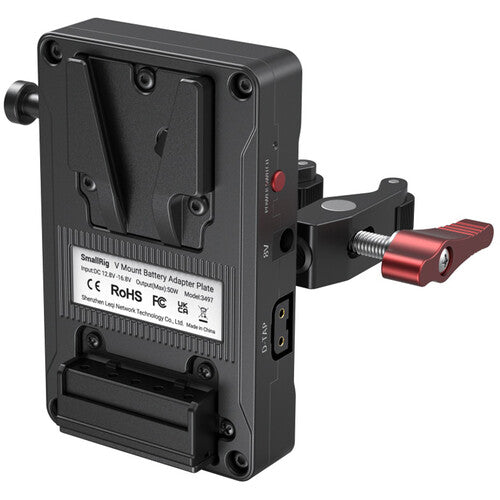 SmallRig V-Mount Battery Adapter Plate with Super Clamp Mount