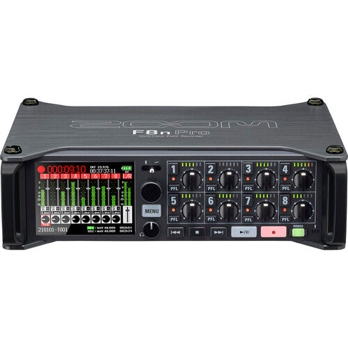 Zoom F8n Pro 8-Input / 10-Track Multitrack Field Recorder