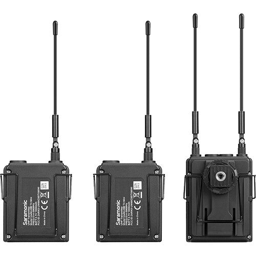 Saramonic UwMic9S Mini KIT2 Compact 2-Person Camera-Mount Wireless Omni Lavalier Microphone System (514 to 596 MHz