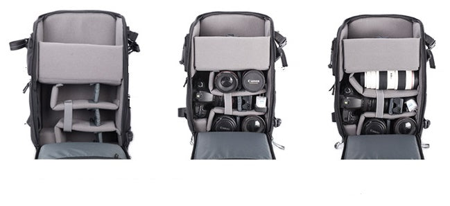 AERFEIS ALPHAS AS-1718A Professional Camera Rear Backpack