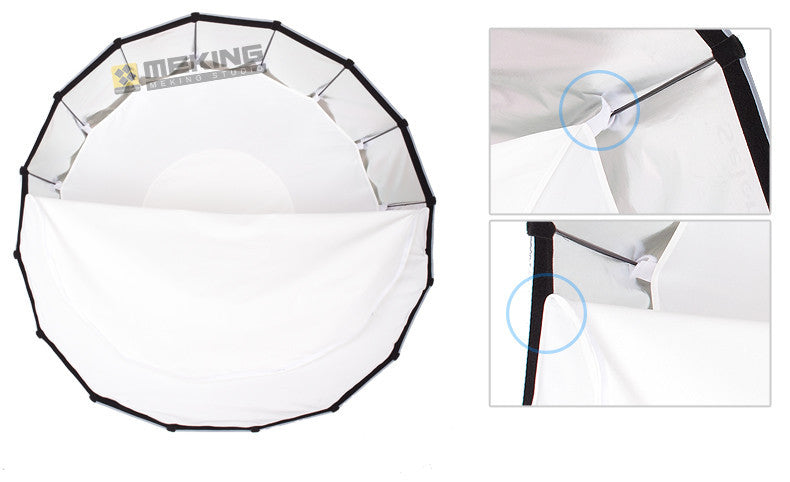 Selens HexaDecagon Deep Softbox with Grid 120cm / 190cm