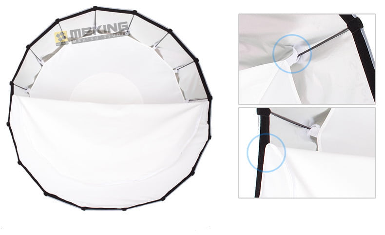 Selens HexaDecagon Deep Softbox with Grid 120cm / 190cm