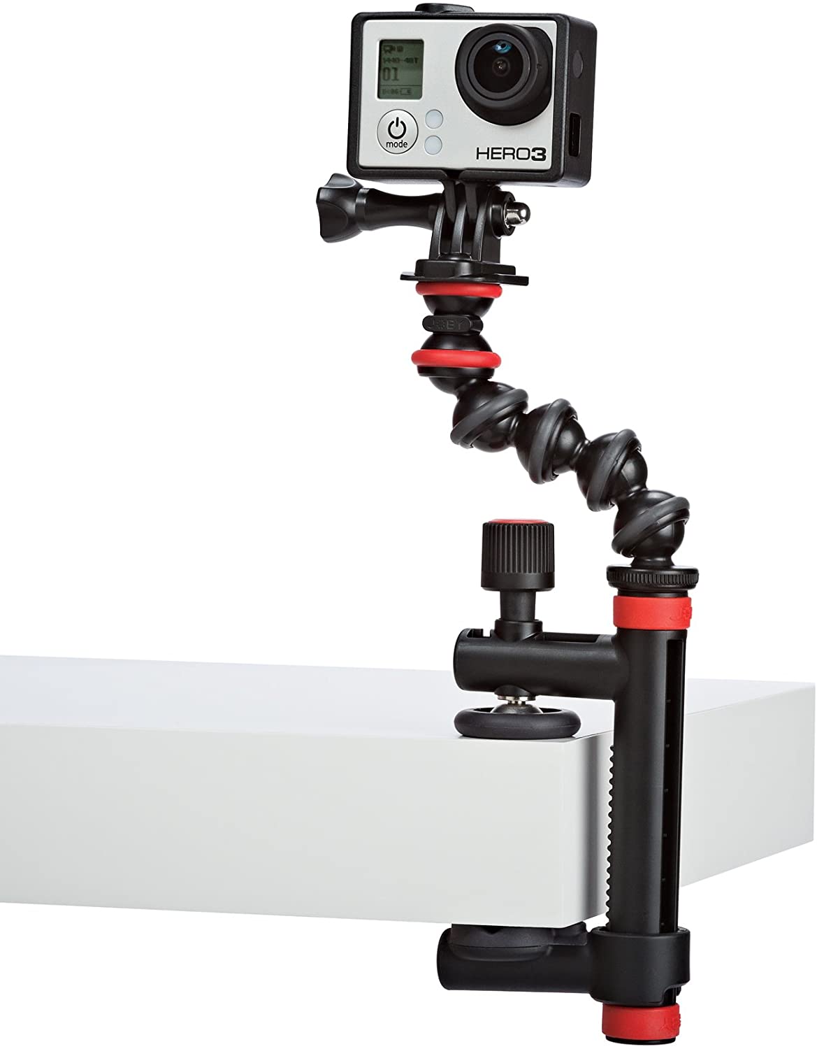 Joby Action Clamp &amp; GorillaPod Arm (Black/Red)