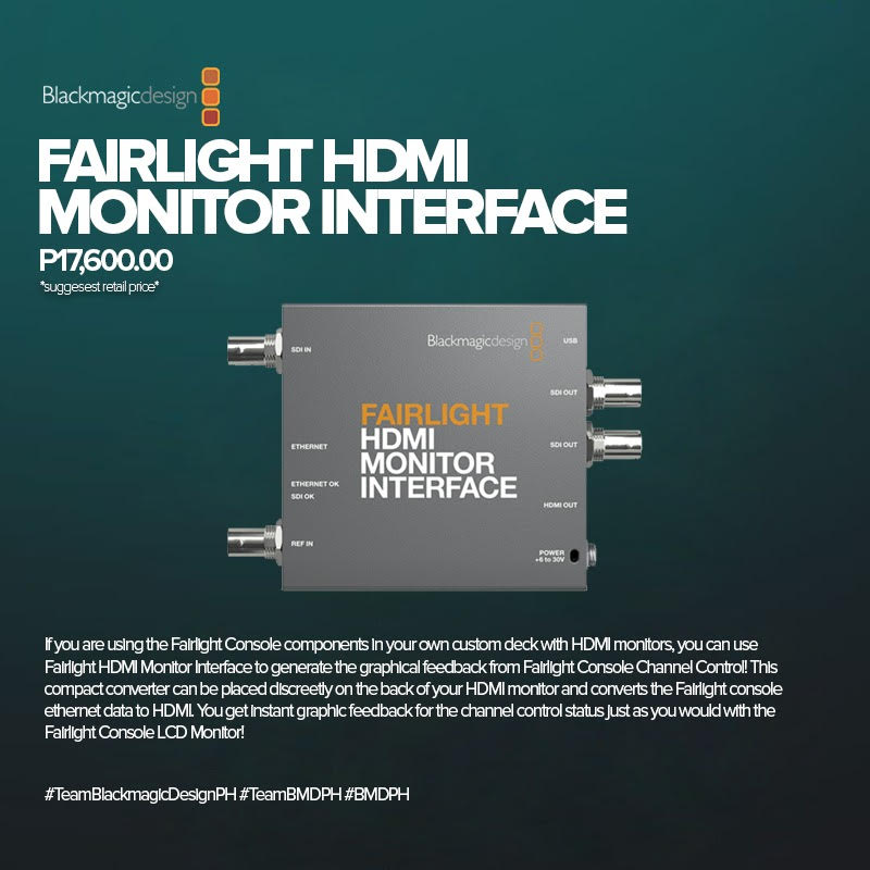 Blackmagic Design Fairlight HDMI Monitor Interface