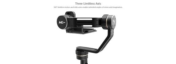 FeiyuTech MG V23 axis gimbal for mirrorless camera with two handle