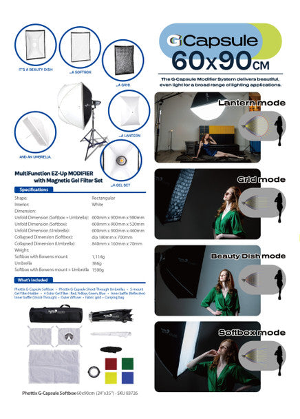 Phottix G-Capsule SoftBox 60x90cm (24"x35")