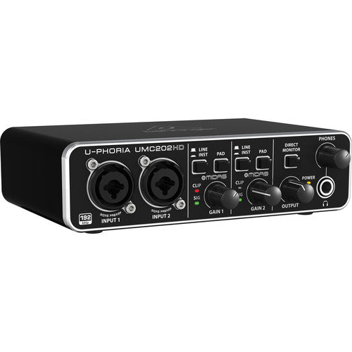 Behringer U-PHORIA UMC202HD - USB 2.0 Audio Interface Mixer