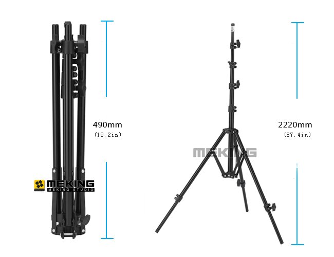 APEX MG-2200 Collapsible Light Stand 220cm