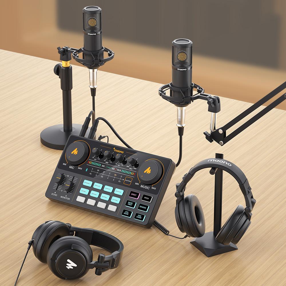 MAONOCASTER Lite AU-AM200 Portable All-In-One Podcast Production Studio