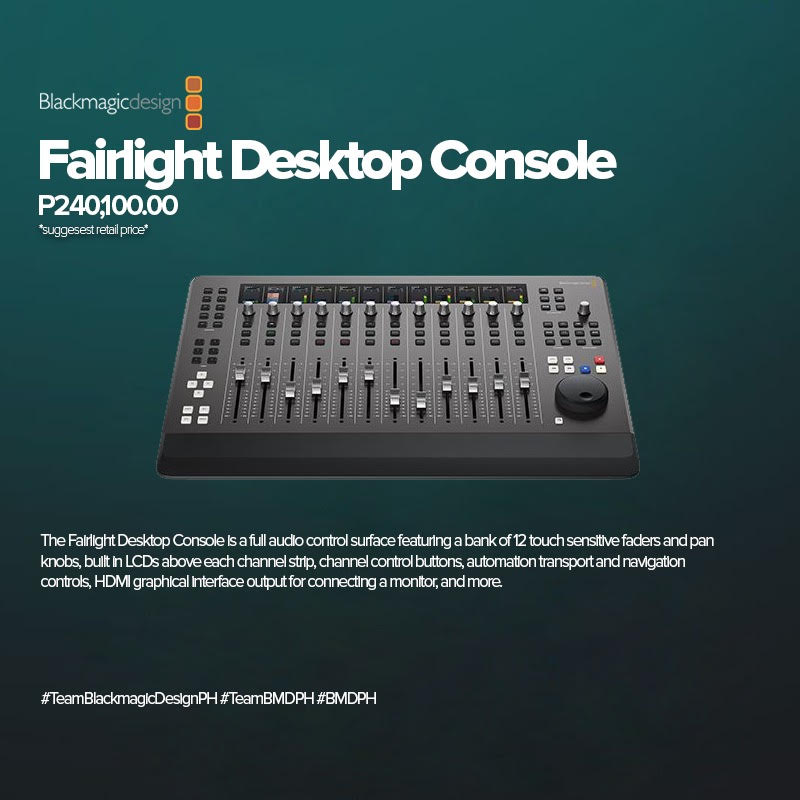 Blackmagic Design Fairlight Desktop Console