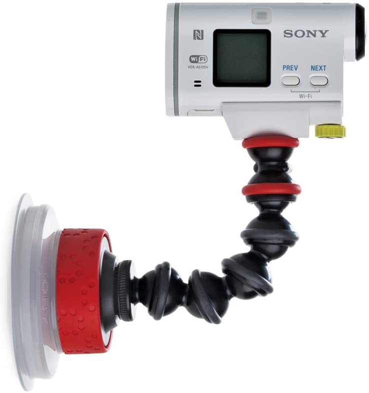 Joby Suction Cup &amp; GorillaPod Arm (Black/Red)