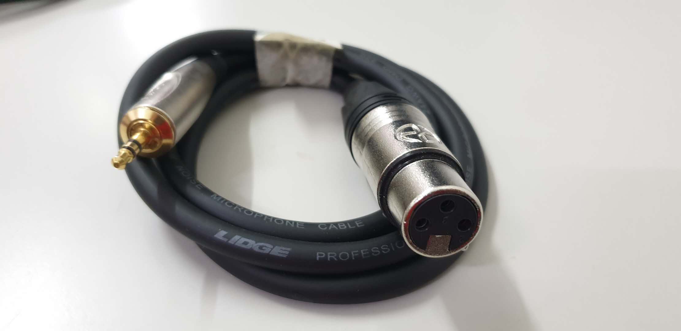 APEX XLR Female to 3.5mm TRS Male Audio Cable 1 Meter