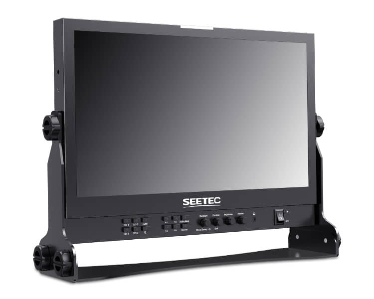 SEETEC ATEM156S 15.6 Inch 1920×1080 Production Broadcast Monitor LUT Waveform HDMI 4 SDI In Out