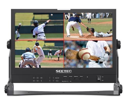 SEETEC ATEM156S 15.6 Inch 1920×1080 Production Broadcast Monitor LUT Waveform HDMI 4 SDI In Out