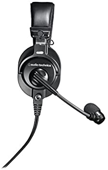 Audio-Technica BPHS1 Broadcast Stereo Headset with Dynamic Cardioid Boom Mic Black, Adjustable