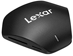 Lexar Professional Multi-Card 3-in-1 USB 3.1 Reader, Supports SD, microSD and CF Cards