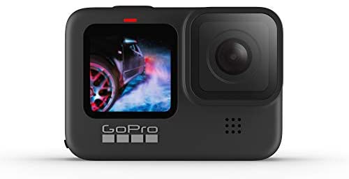 GoPro HERO9 Black - Waterproof Action Camera with Front LCD and Touch Rear Screens, 5K Ultra HD Video, 20MP Photos, 1080p Live Streaming, Webcam, Stabilization