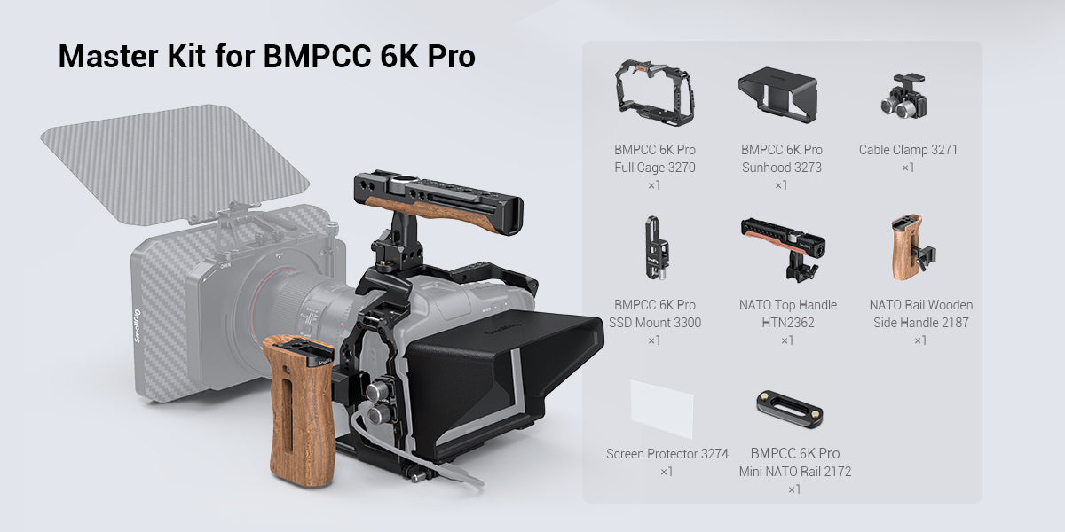 SmallRig Professional Accessory Kit for BMPCC 6K Pro 3299