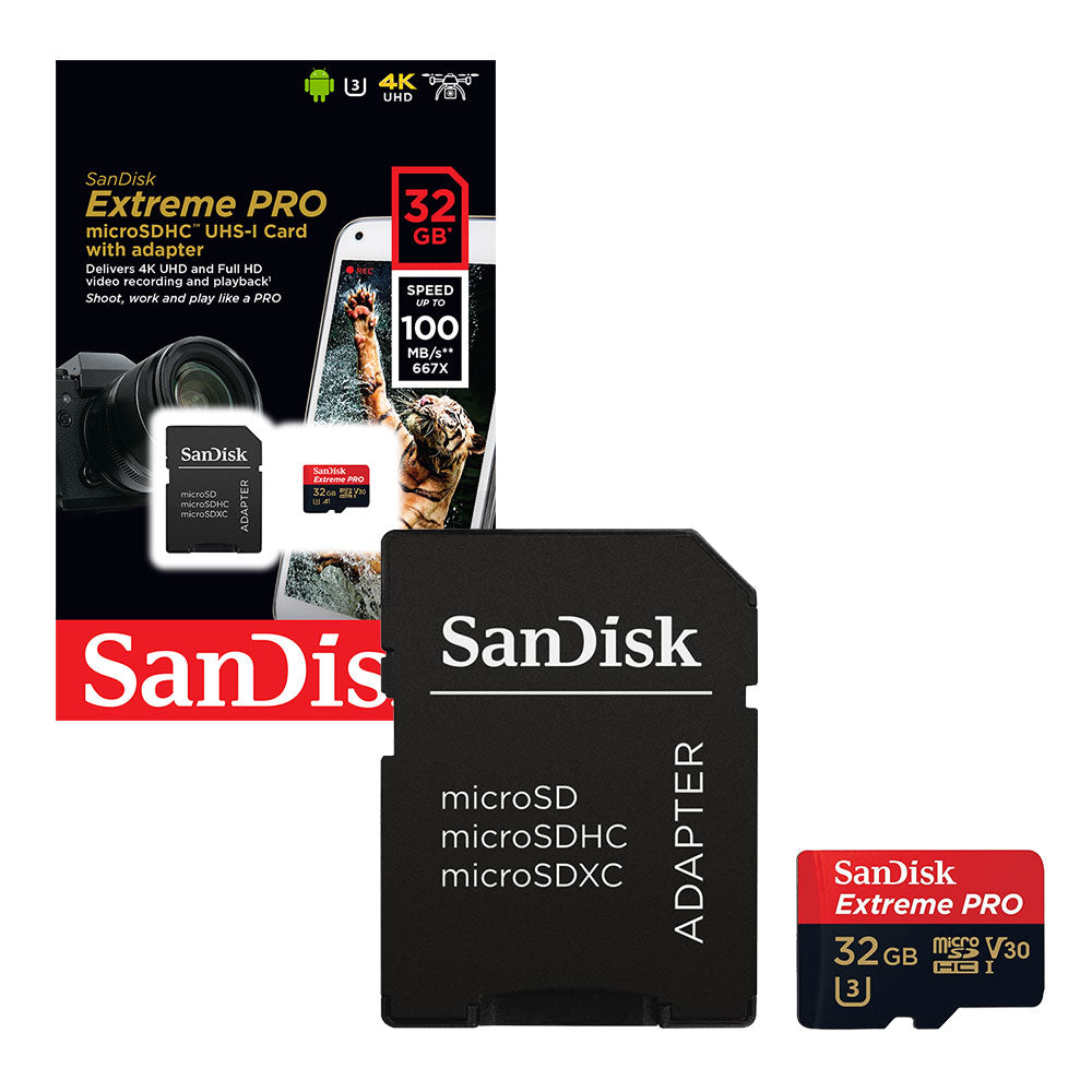 SanDisk MicroSDHC uhs-1 32gb 100mbps for Drone 4k