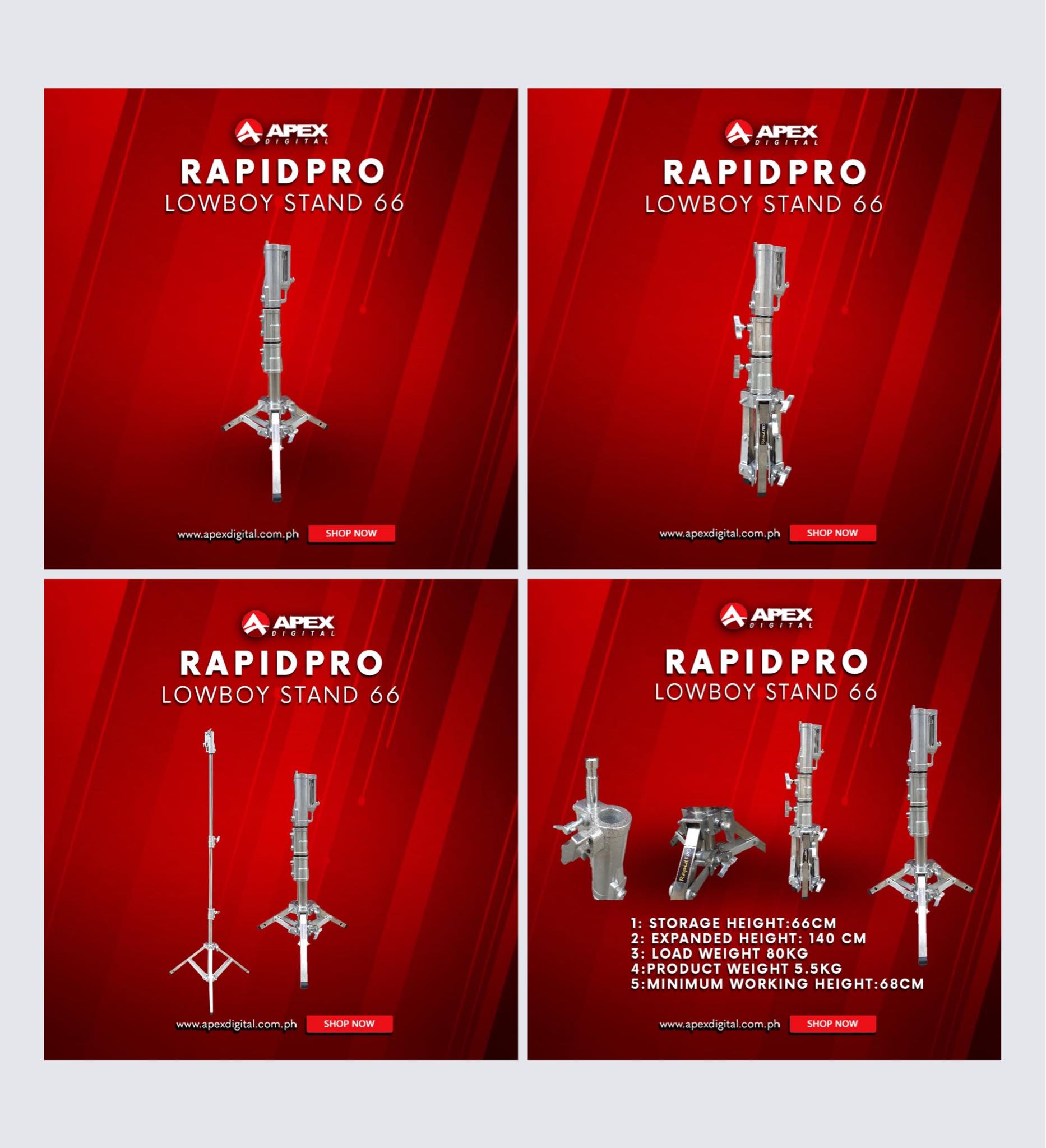 RAPIDPRO LOWBOY STAND 66