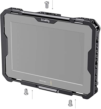 SmallRig Cage with Sun Hood and HDMI Clamp for Blackmagic Design Video Assist 7" 12G-SDI/HDMI 2792