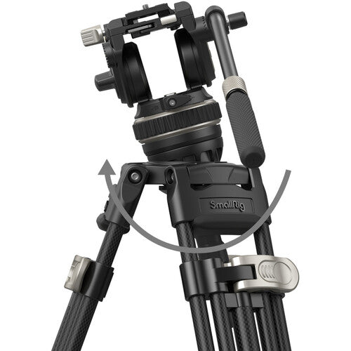 SmallRig FreeBlazer 3989 Heavy-Duty Carbon Fiber Tripod Kit AD-100