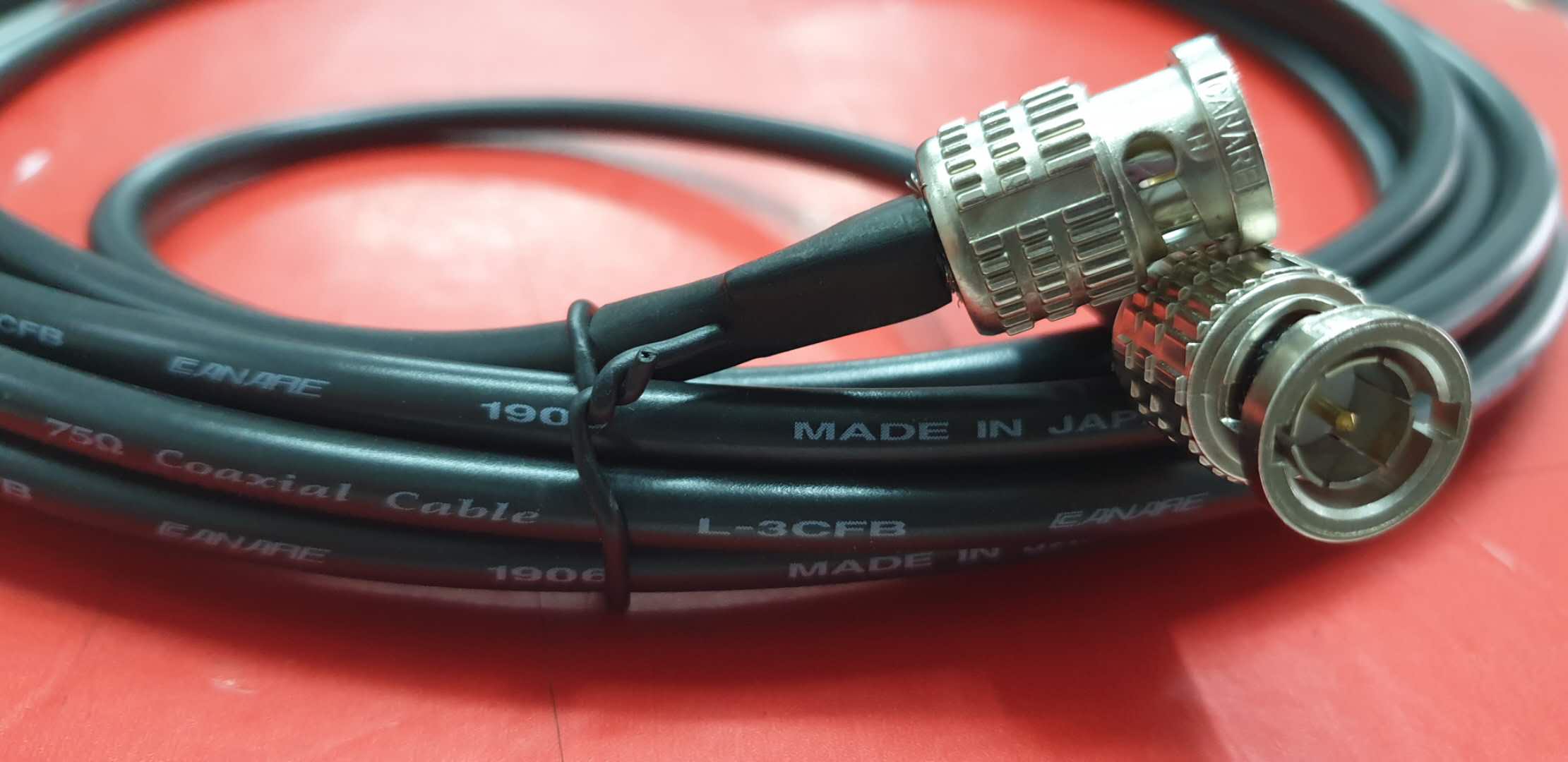 Canare BNC HD-SDI 3CFB Low Loss SDI Cable with Canare BNC Connectors (5m, 10m, 20m)